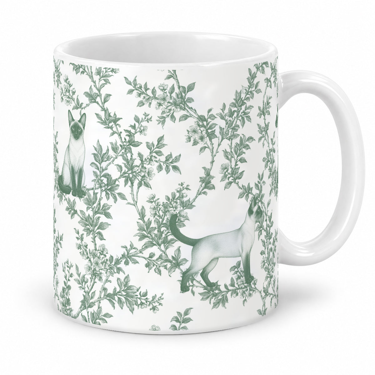 Siamese toile mug — Green Studio