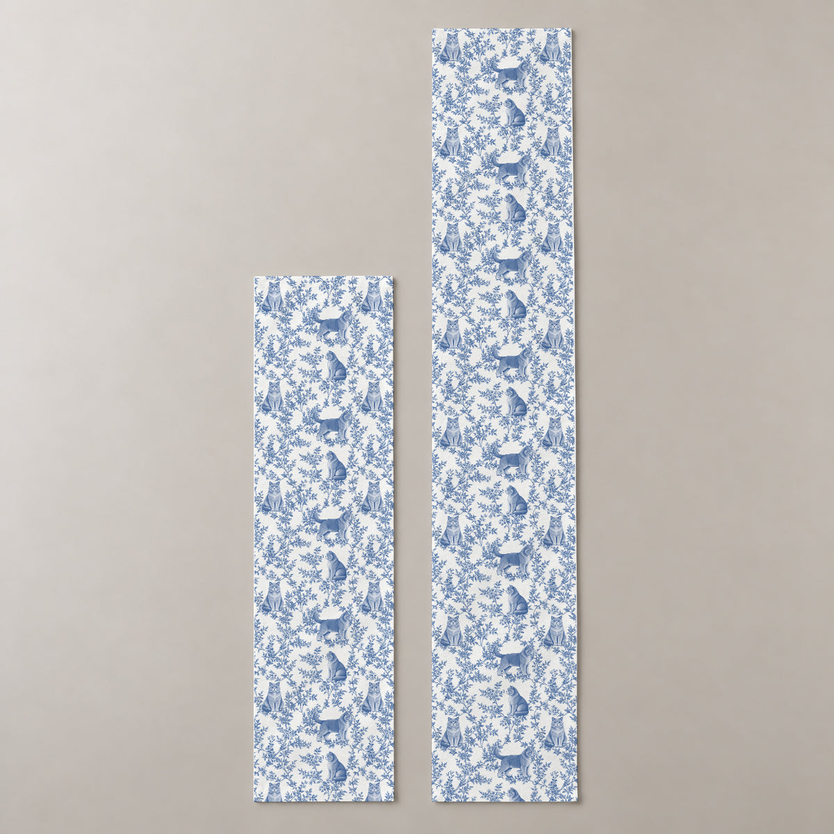Blue two-lengths mockup