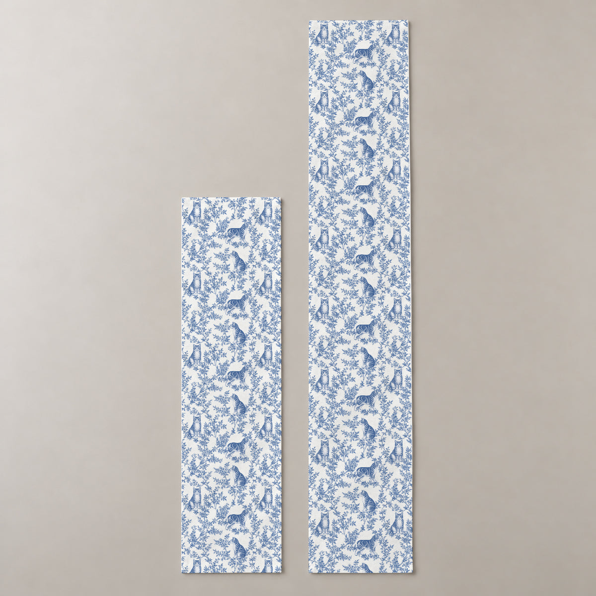 Blue two-lengths mockup