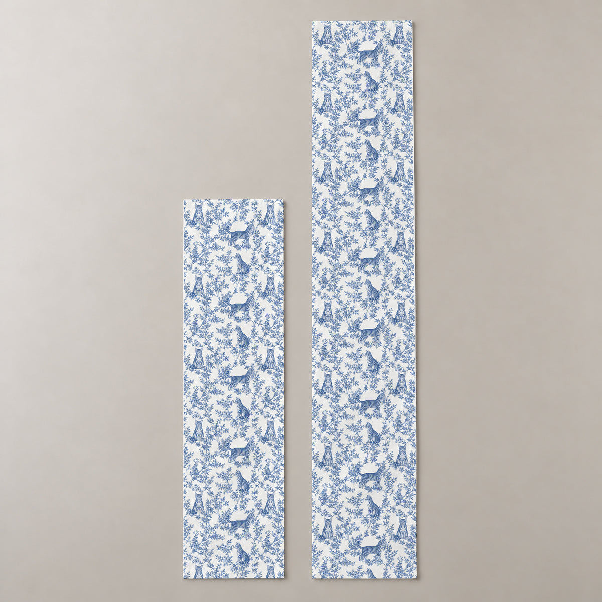 Blue two-lengths mockup