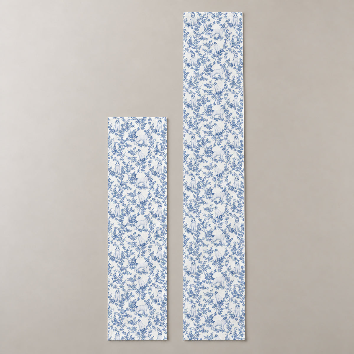 Blue two-lengths mockup