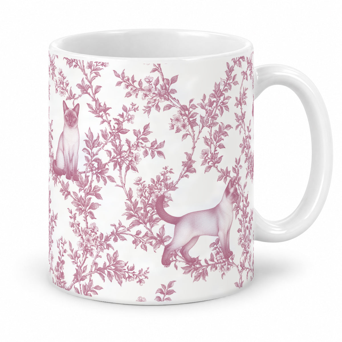 Tonkinese toile mug — Pink Studio