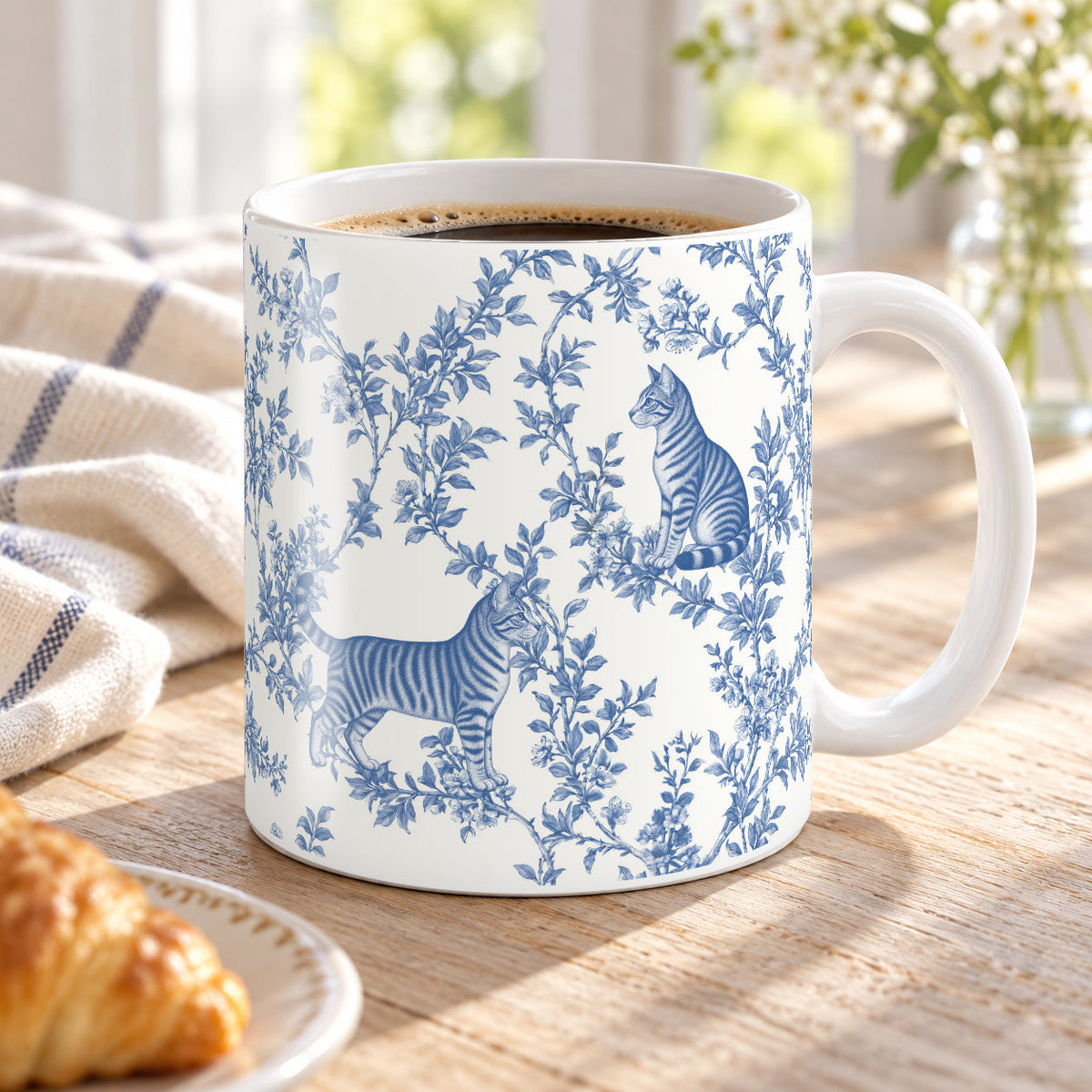 Toyger toile mug — Blue Lifestyle