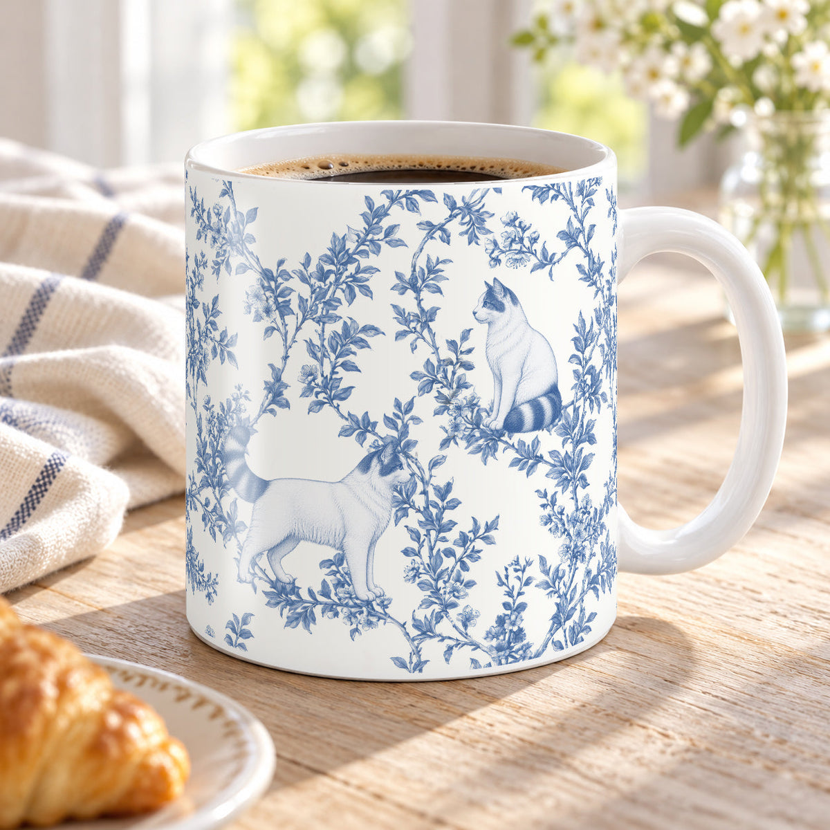 Turkish Van toile mug — Blue Lifestyle
