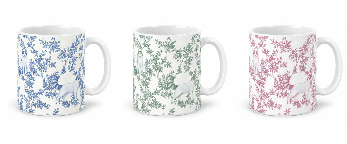 Turkish Van toile mug — Three Colors