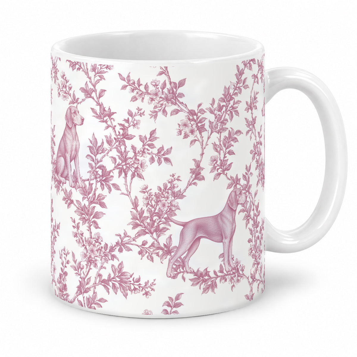 Vizsla toile mug — Pink Studio