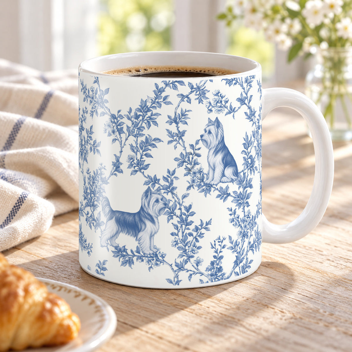 Yorkshire Terrier toile mug — Blue Lifestyle