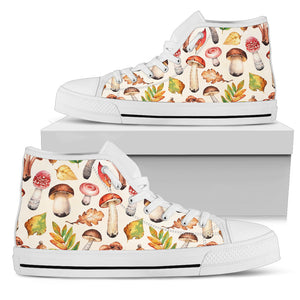 Mushroom Women's High Top Sneakers