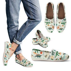 Dinosaur Women's Slip-On Shoes