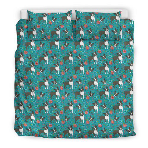 Boston Terrier Duvet Cover