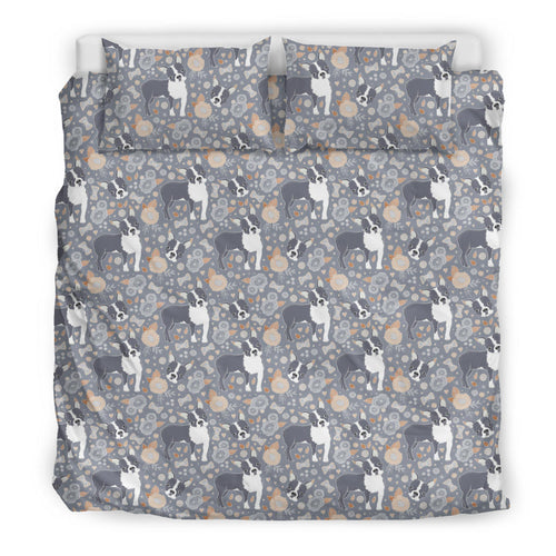 Boston Terrier Duvet Cover