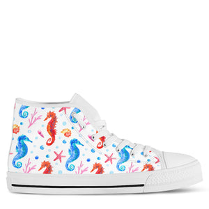 Seahorse Women's High Top Sneakers
