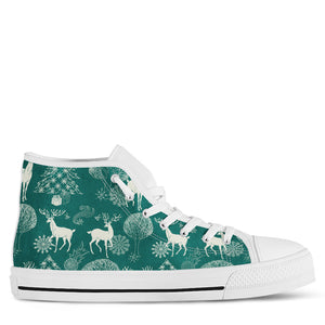 Deer Women's High Top Sneakers