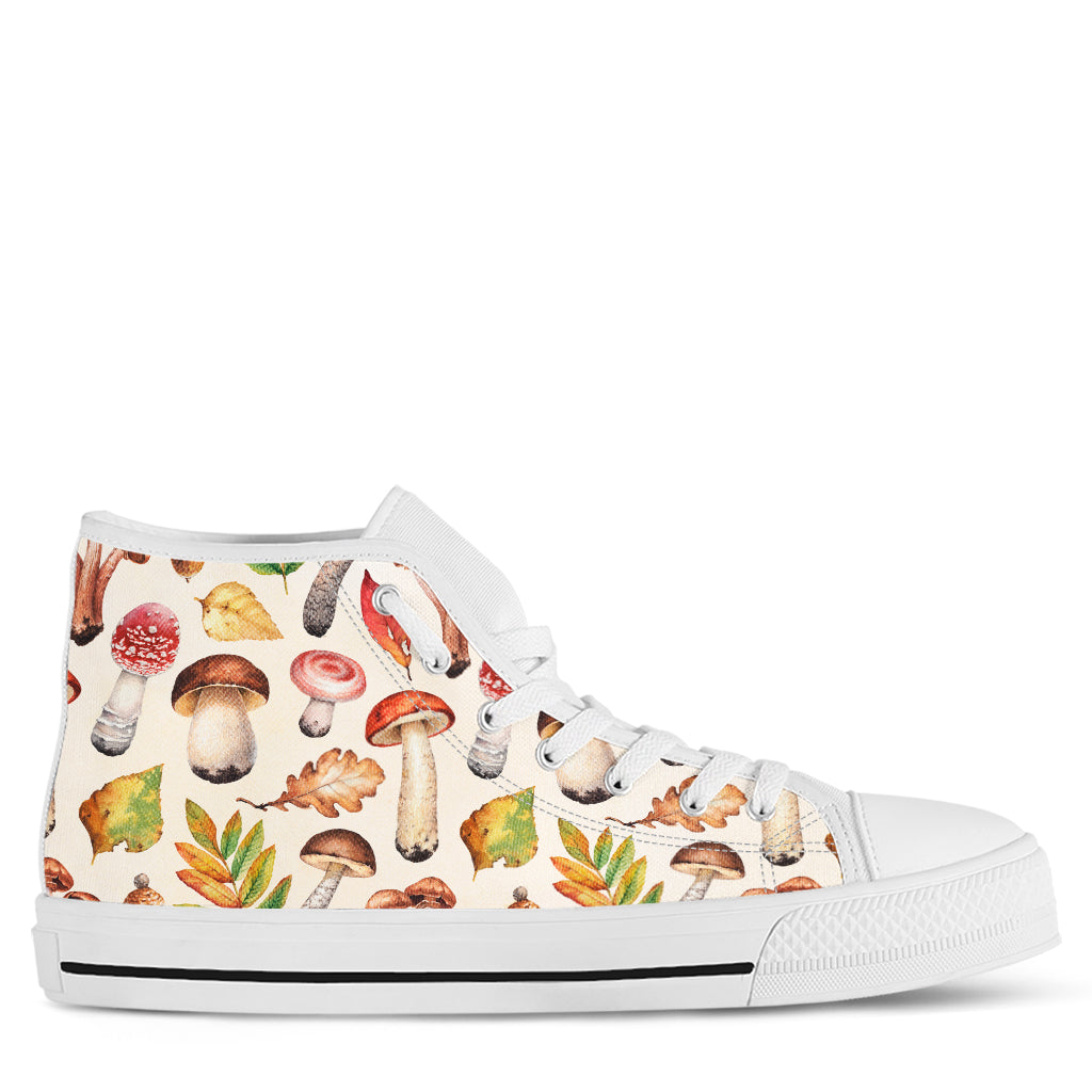Mushroom Women's High Top Sneakers