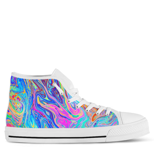 Psychedelic Women's High Top Sneakers