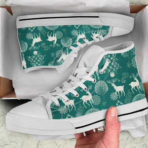Deer Women's High Top Sneakers