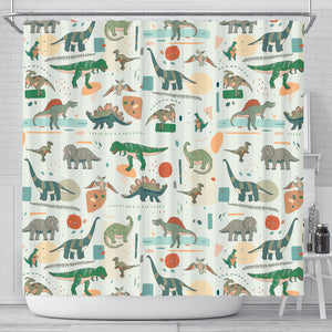 Dinosaur Shower Curtain